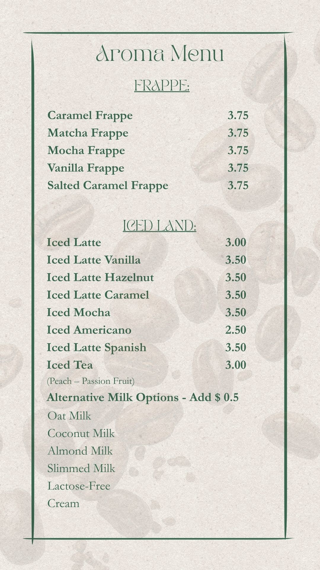 Menu page 2